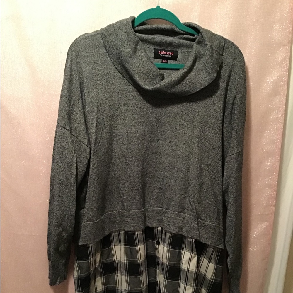 Embossed Top by Lane Bryant